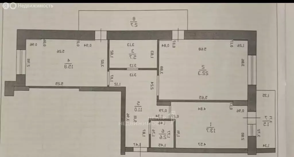 2-комнатная квартира: Казань, улица Юлиуса Фучика, 14В (70.2 м) - Фото 1