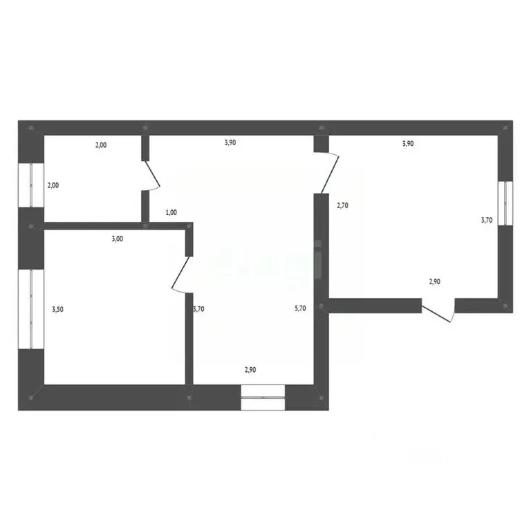 Дом в Амурская область, Белогорск Белогорская ул., 37 (46 м) - Фото 1