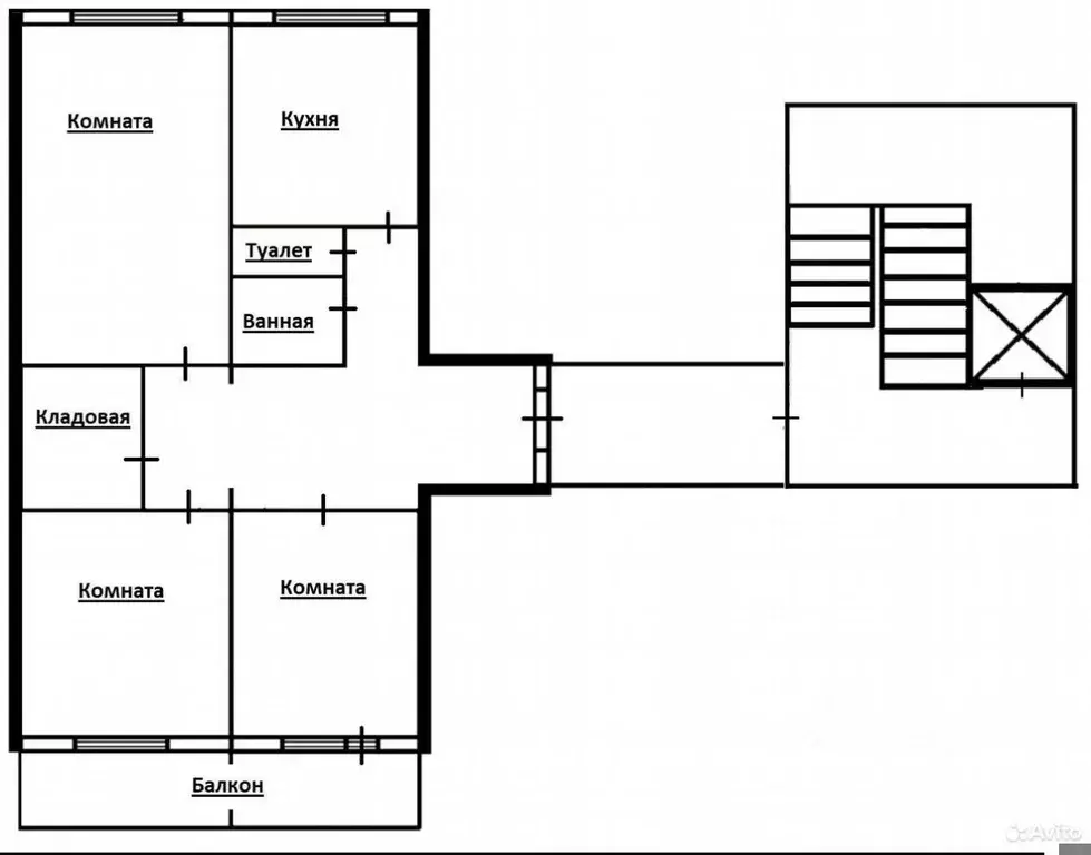 3-к кв. Московская область, Балашиха ул. Фадеева, 25 (60.9 м) - Фото 0