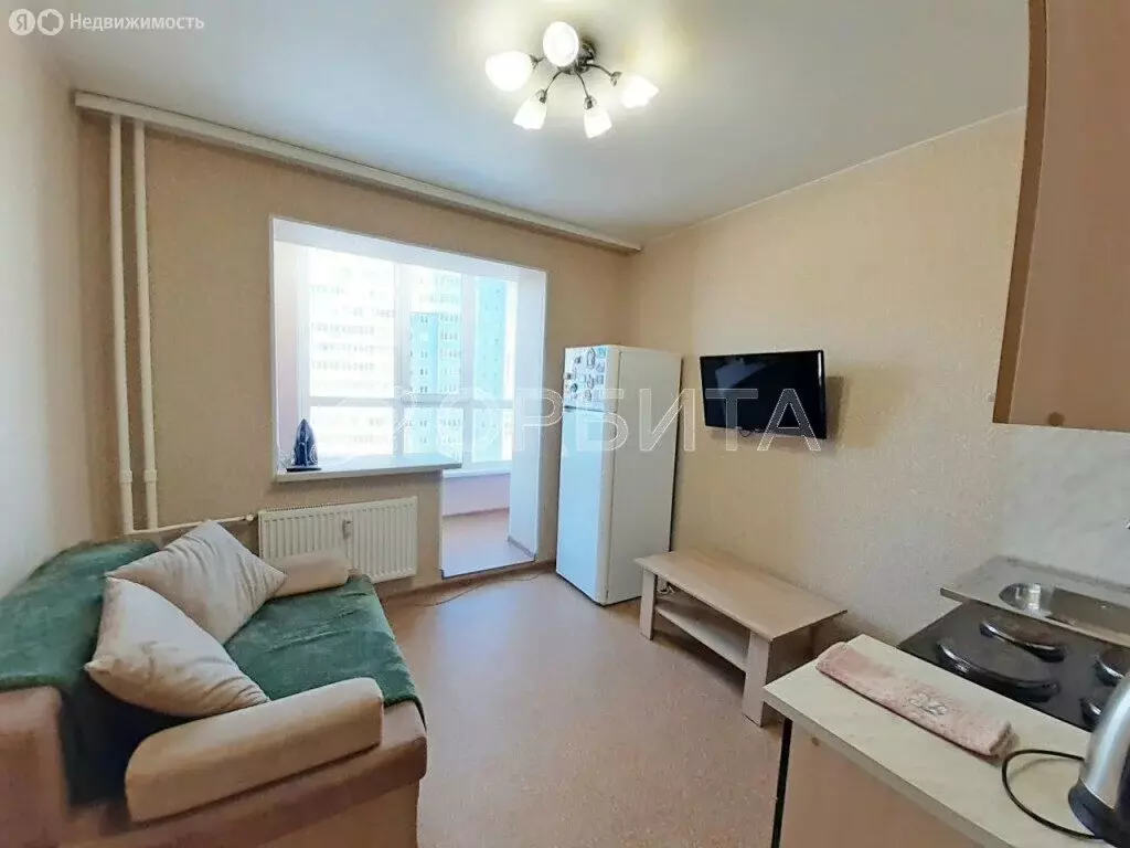 Квартира-студия: Тюмень, улица Новосёлов, 115 (18 м) - Фото 1