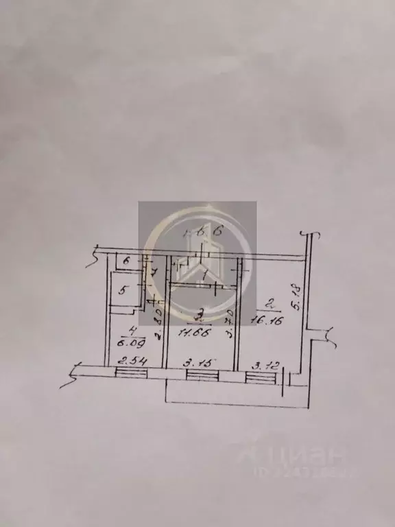 2-к кв. Белгородская область, Старый Оскол Юность мкр, 4 (44.0 м) - Фото 2