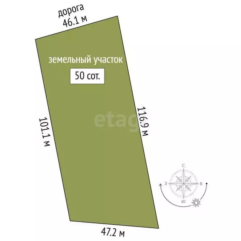 Участок в Крым, Симферопольский район, с. Перово  (5.0 сот.) - Фото 2