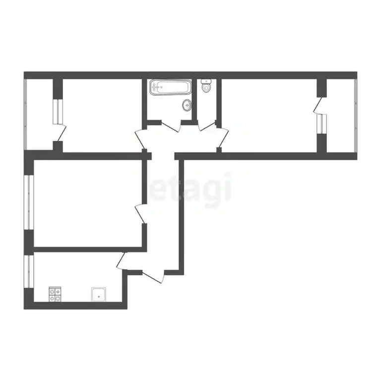 3-к кв. Мордовия, Саранск Лесная ул., 9 (60.9 м) - Фото 1