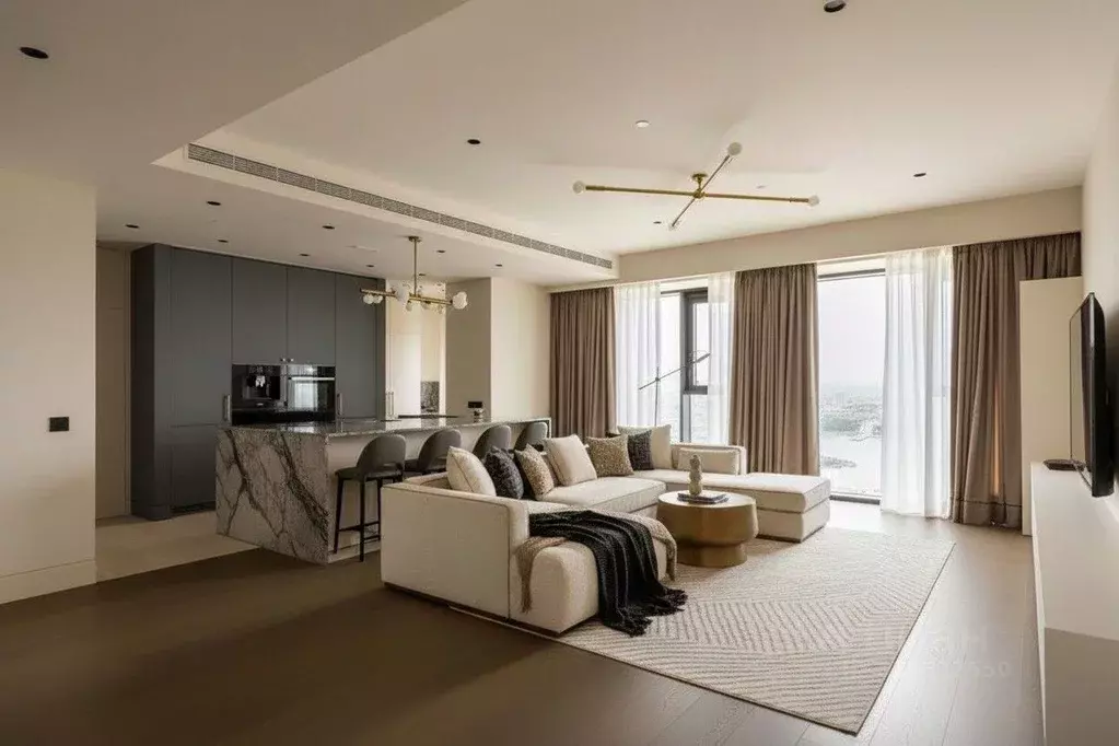 3-к кв. Москва Поклонная ул., 9 (111.0 м) - Фото 1