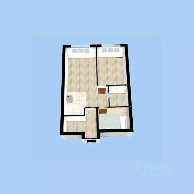 2-к кв. Башкортостан, Уфа ул. Ленина, 75 (46.5 м) - Фото 1
