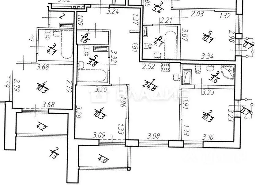 3-к кв. Ленинградская область, Ломоносовский район, Аннинское ... - Фото 2
