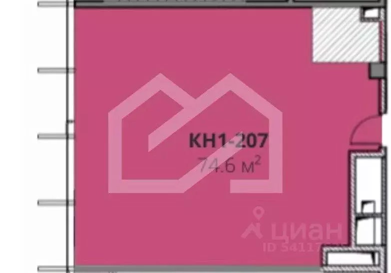 Торговая площадь в Москва ул. Гастелло, 30 (75 м) - Фото 2