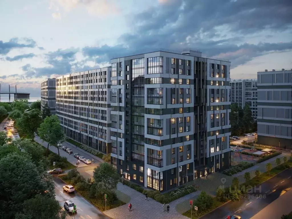 1-к кв. Санкт-Петербург бул. Головнина, 6к1 (36.9 м) - Фото 1