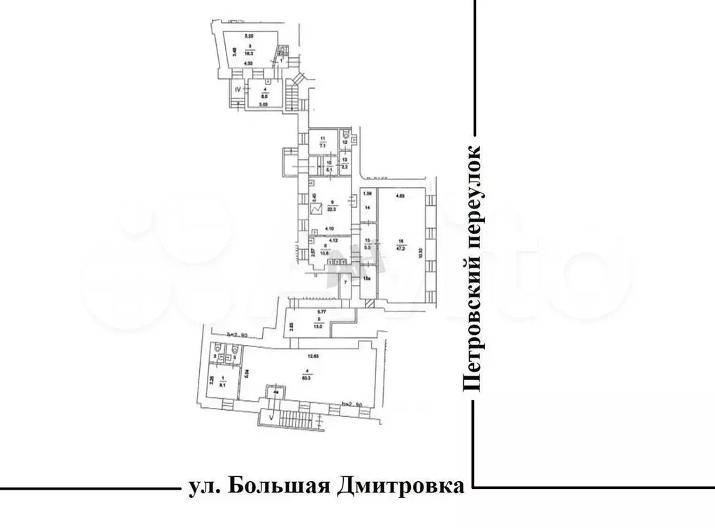 аренда (псн) пл. 231 м2 м. тверская в цао в - Фото 0