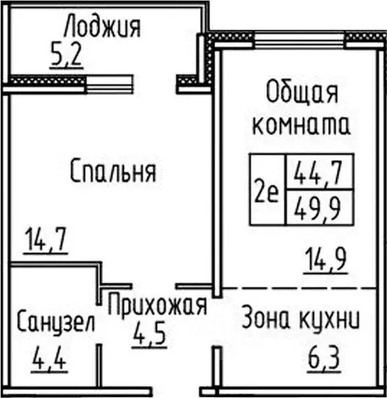 2-к кв. Новосибирская область, Новосибирский район, Мичуринский ... - Фото 0