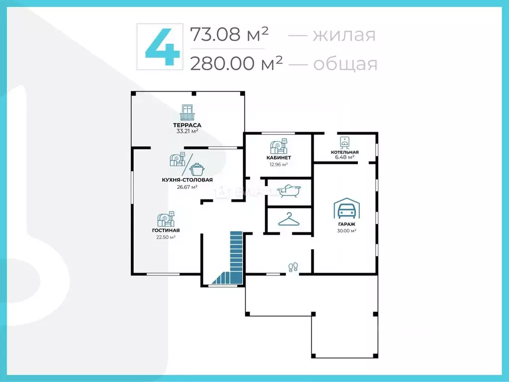 Дом в Волгоградская область, Волгоград Думская ул. (280 м) - Фото 1
