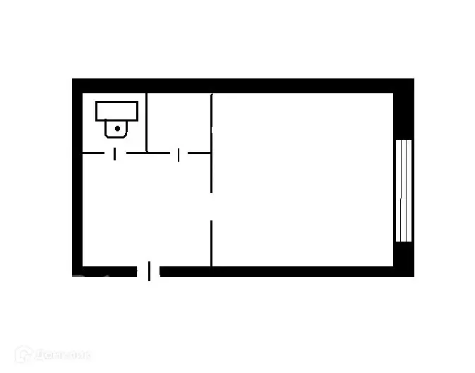 Продаётся 1-к квартира, 18.4 м - Фото 1