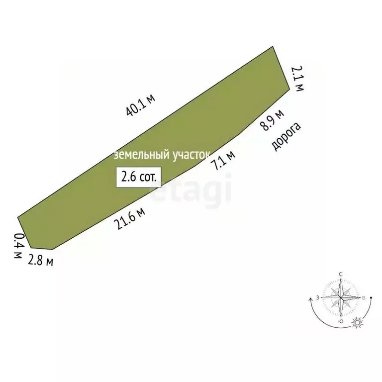 Участок в Санкт-Петербург Трудпром СНТ, ул. Цветочная (2.6 сот.) - Фото 2