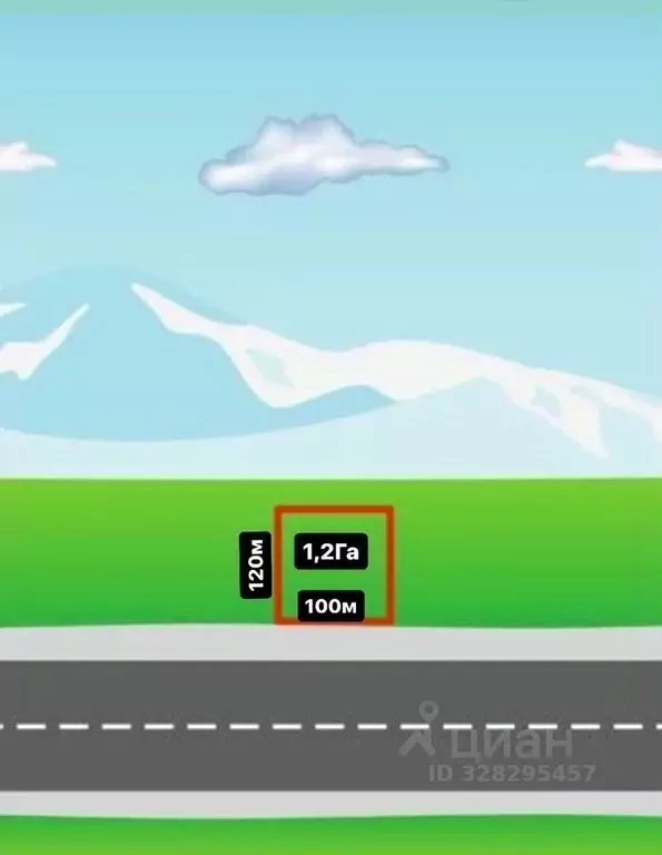 Участок в Адыгея, Майкоп  (1.0 сот.) - Фото 1