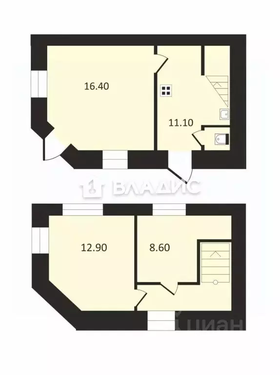 3-к кв. Санкт-Петербург Коломенская ул., 4Ж (53.6 м) - Фото 2