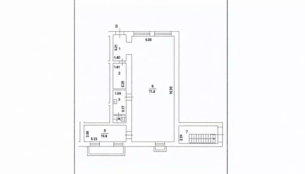Помещение свободного назначения в Москва Смольная ул., 47 (111 м) - Фото 2