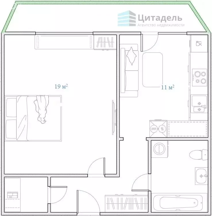 1-комнатная квартира: Мытищи, улица Колпакова, 29 (43 м) - Фото 1