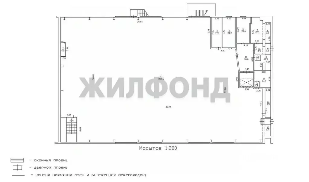 Торговая площадь в Новосибирская область, Бердск Первомайская ул., 12 ... - Фото 1