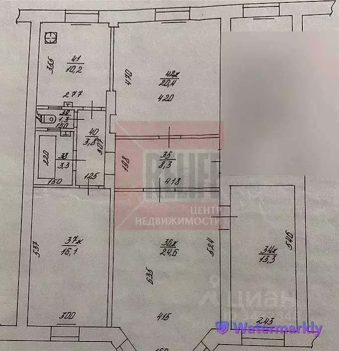 4-к кв. Калининградская область, Калининград Киевская ул., 128 (101.3 ... - Фото 2
