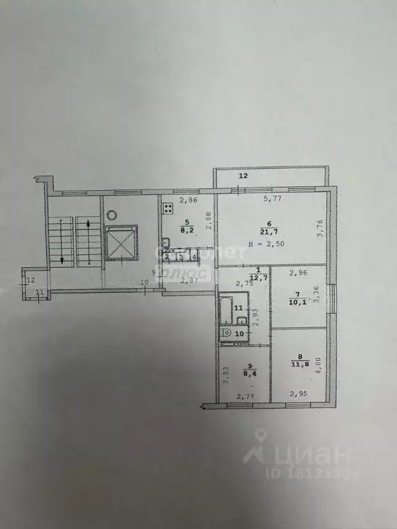 4-к кв. Свердловская область, Екатеринбург ул. Рощинская, 48 (79.0 м) - Фото 2