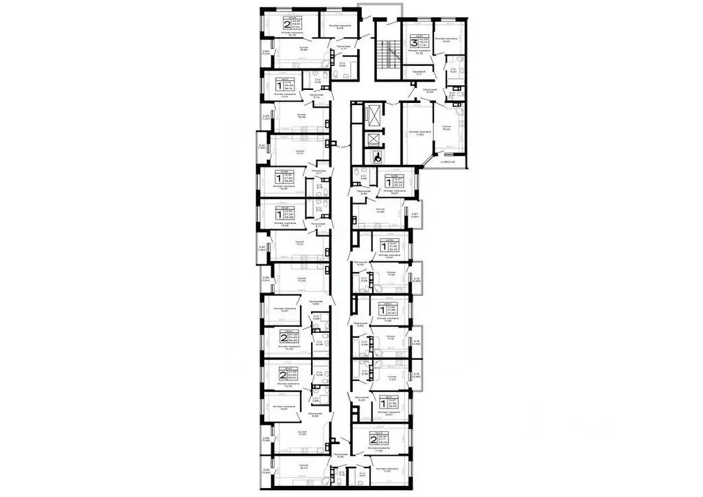 1-к кв. Адыгея, Майкоп  (32.33 м) - Фото 2