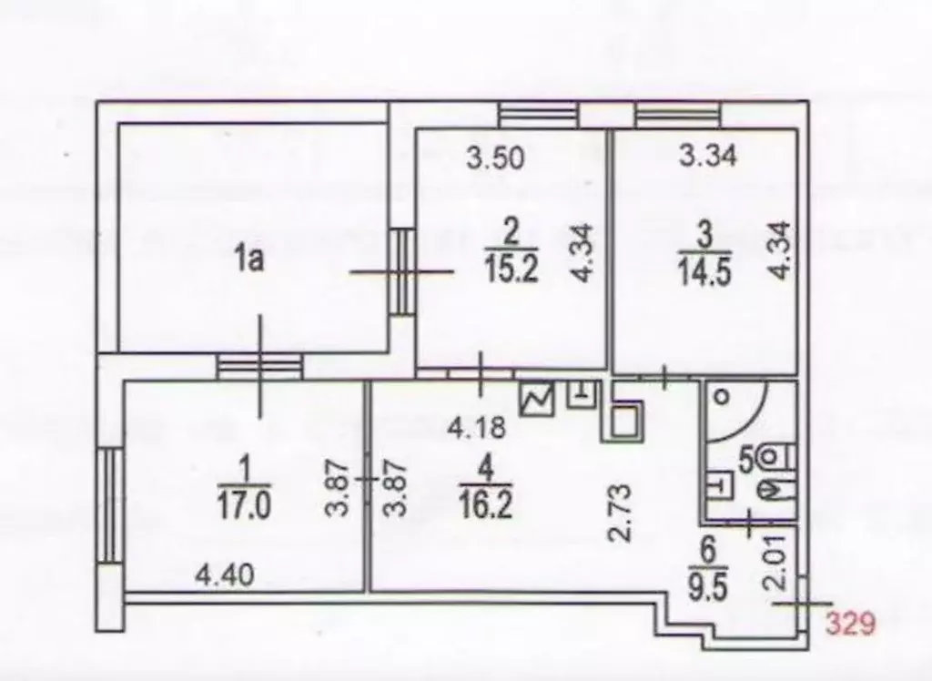 4-к кв. Москва Минская ул., 1ГК4 (100.0 м) - Фото 1