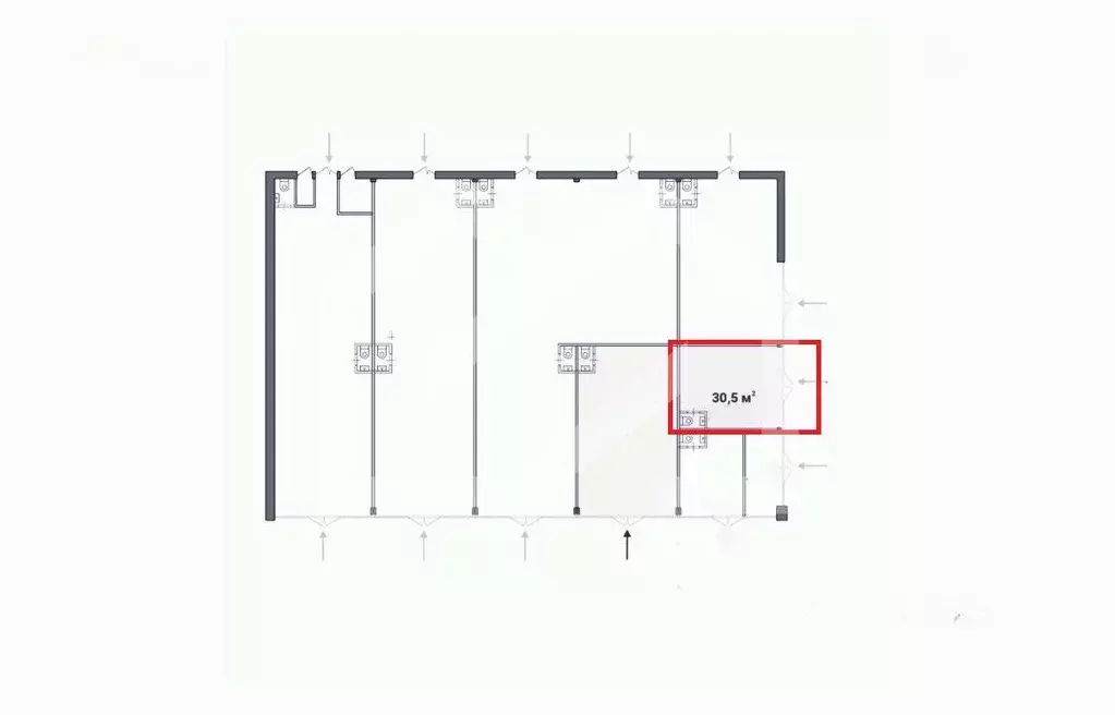 Помещение свободного назначения в Москва Тушинская ул., 24С15 (31 м) - Фото 2