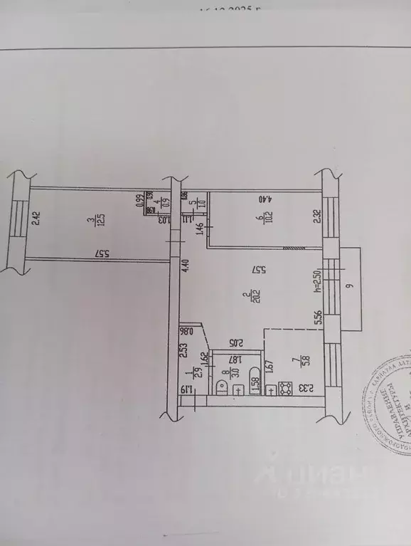3-к кв. Алтайский край, Барнаул ул. Антона Петрова, 124 (57.0 м) - Фото 1