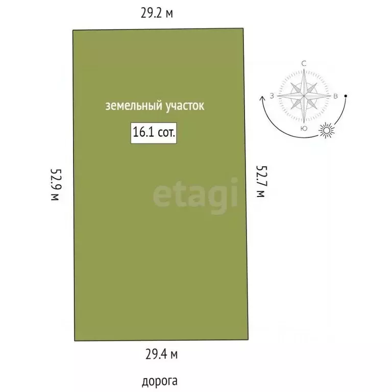 Участок в Тюменская область, Тюменский муниципальный округ, д. Ушакова ... - Фото 2