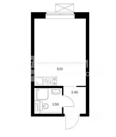 Квартира-студия: Москва, Базовская улица, 15Бк3 (19.7 м) - Фото 1