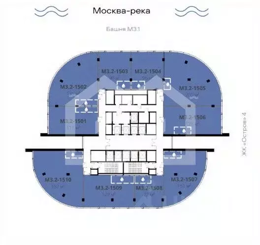 Помещение свободного назначения в Москва ул. Нижние Мневники, 1 (1341 ... - Фото 2