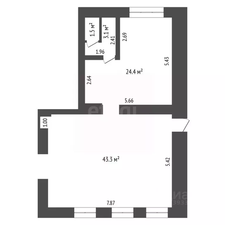 Помещение свободного назначения в Тюменская область, Тюмень ул. ... - Фото 2