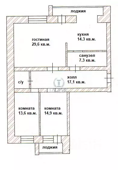 3-к кв. Хакасия, Абакан ул. Маршала Жукова, 70А (100.2 м) - Фото 1