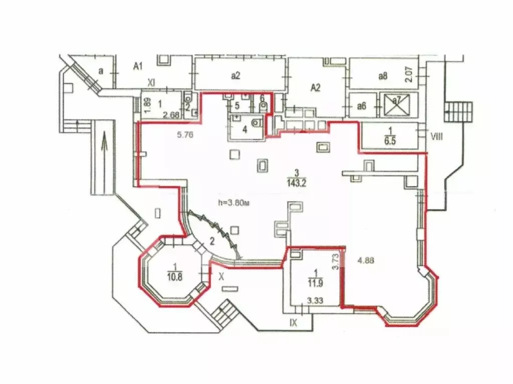 Торговая площадь в Москва Ленинский просп., 67к1 (166 м) - Фото 1