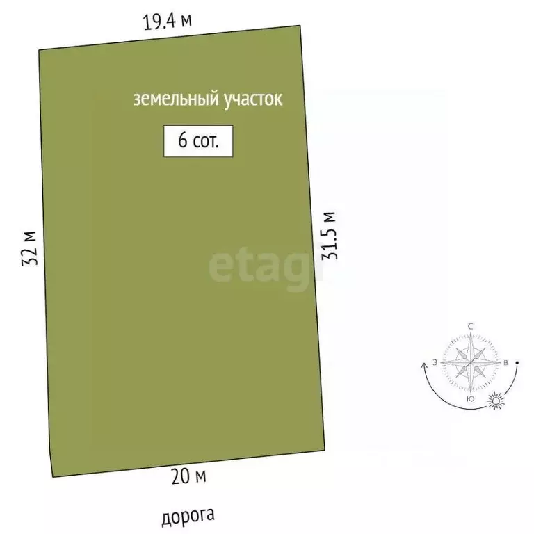 Участок в Ростовская область, Ростов-на-Дону Деловая ул. (6.0 сот.) - Фото 1