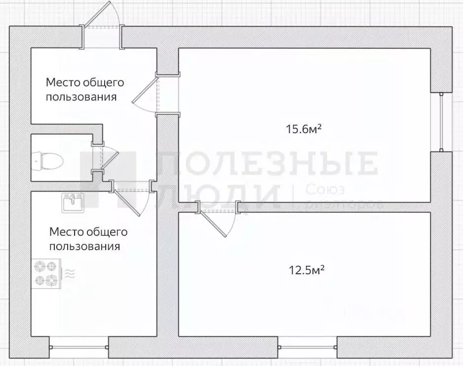 Комната Новгородская область, Великий Новгород Кречевицы мкр, 9 (28.0 ... - Фото 1