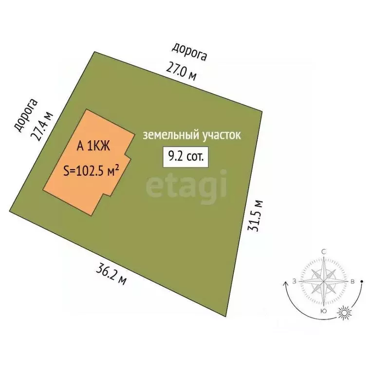 Дом в Тюменская область, Тюменский муниципальный округ, д. Зубарева, ... - Фото 1