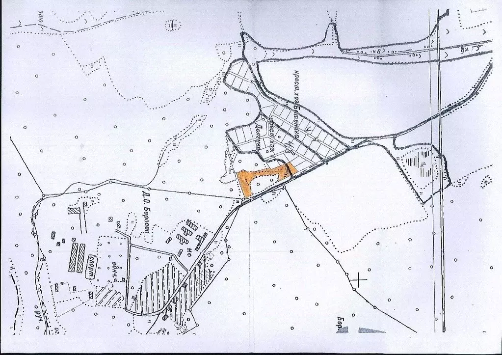 Участок в Калужская область, Совхоз Боровский с/пос, д. Комлево  ... - Фото 2