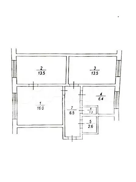 3-к. квартира, 59 м, 3/5 эт. - Фото 0