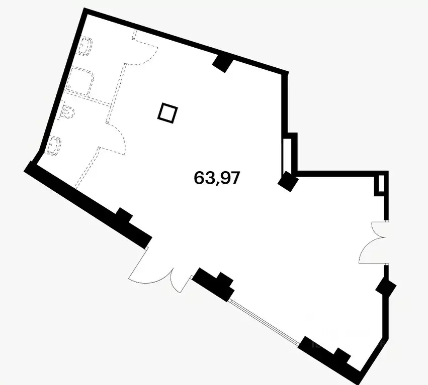 Торговая площадь в Санкт-Петербург просп. Энергетиков, 6 (64 м) - Фото 2