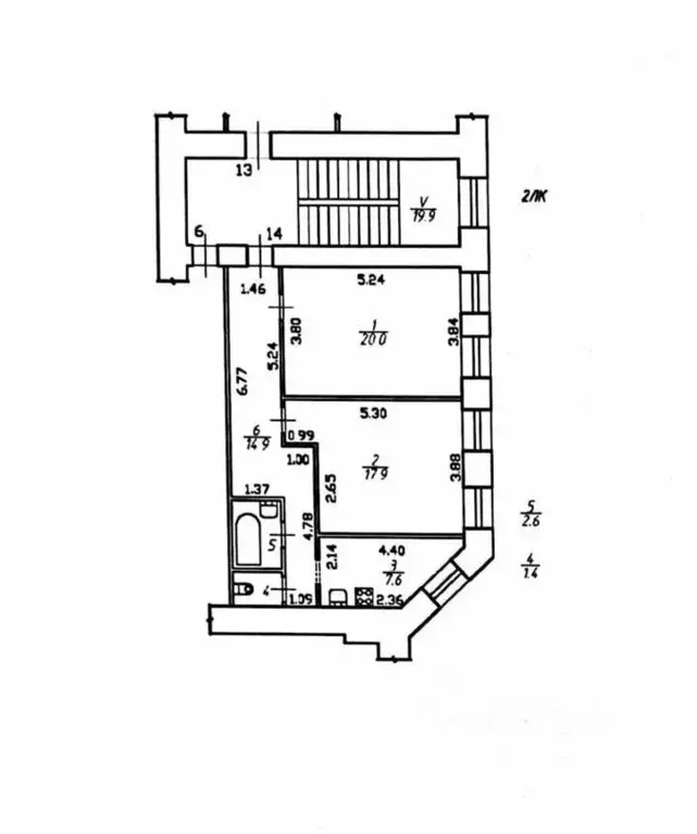 2-к кв. Санкт-Петербург 11-я Васильевского острова линия, 48 (64.4 м) - Фото 2