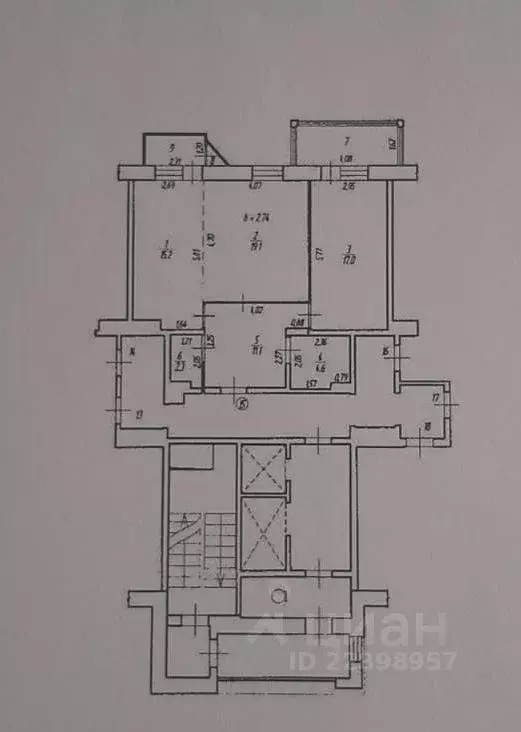 2-к кв. Иркутская область, Иркутск ул. Гоголя, 15 (69.3 м) - Фото 1