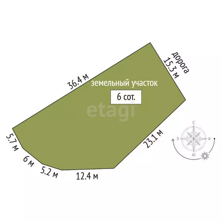 Участок в Приморский, СНТ ИВАВТ Десант (6 м) - Фото 1