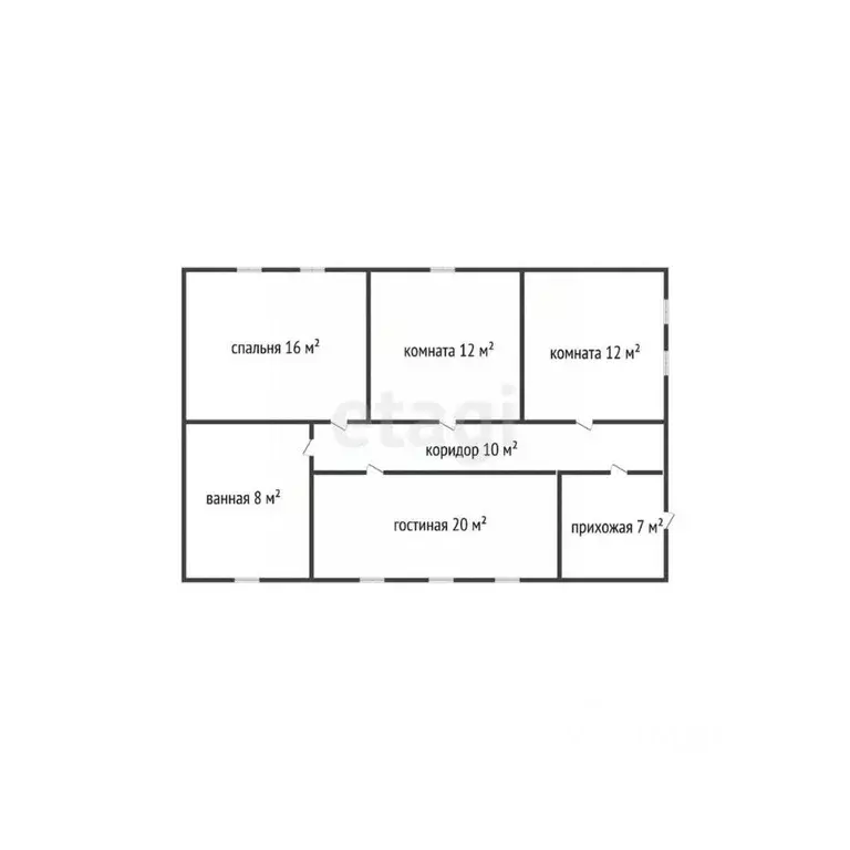 Дом в Адыгея, Гиагинская ст-ца ул. Максима Горького (86 м) - Фото 2