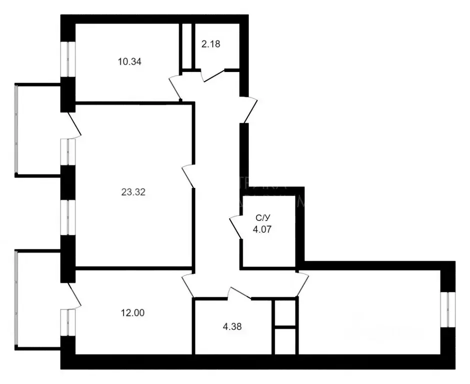 3-к кв. Тюменская область, Тюмень ул. Пермякова, 83к2 (83.4 м) - Фото 1