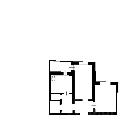 2-к кв. Крым, Симферополь ул. Балаклавская, 45 (54.0 м) - Фото 2