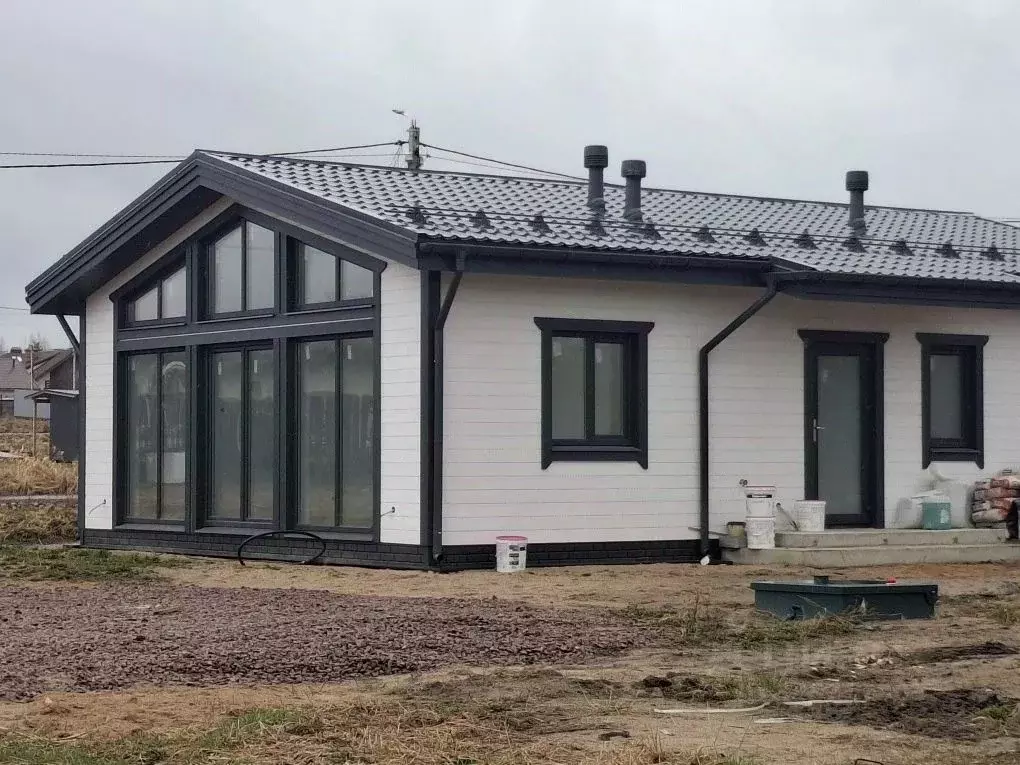 Коттедж в Ленинградская область, Ломоносовский район, Горбунковское ... - Фото 0