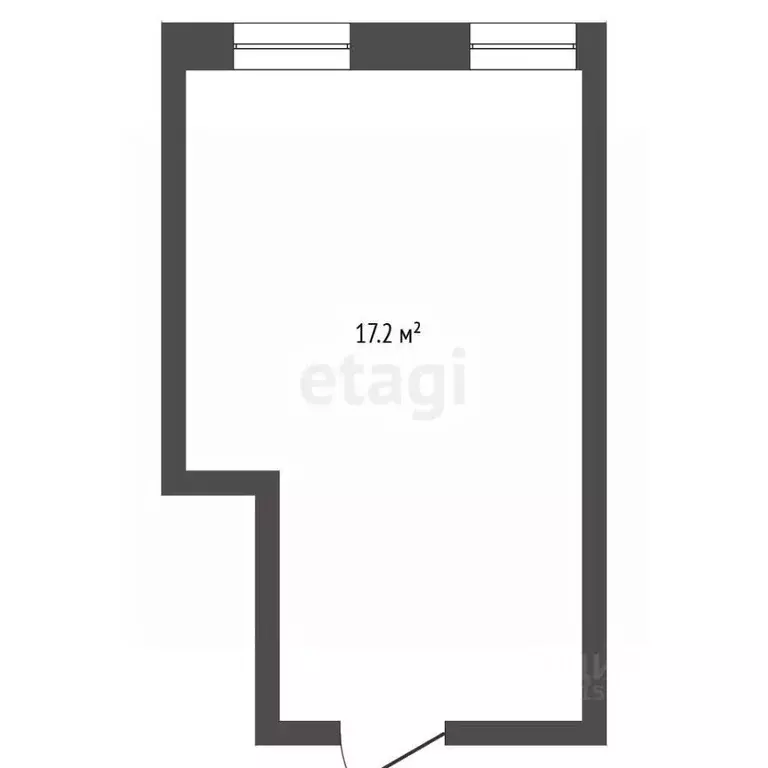 Студия Санкт-Петербург Зверинская ул., 18 (24.0 м) - Фото 2