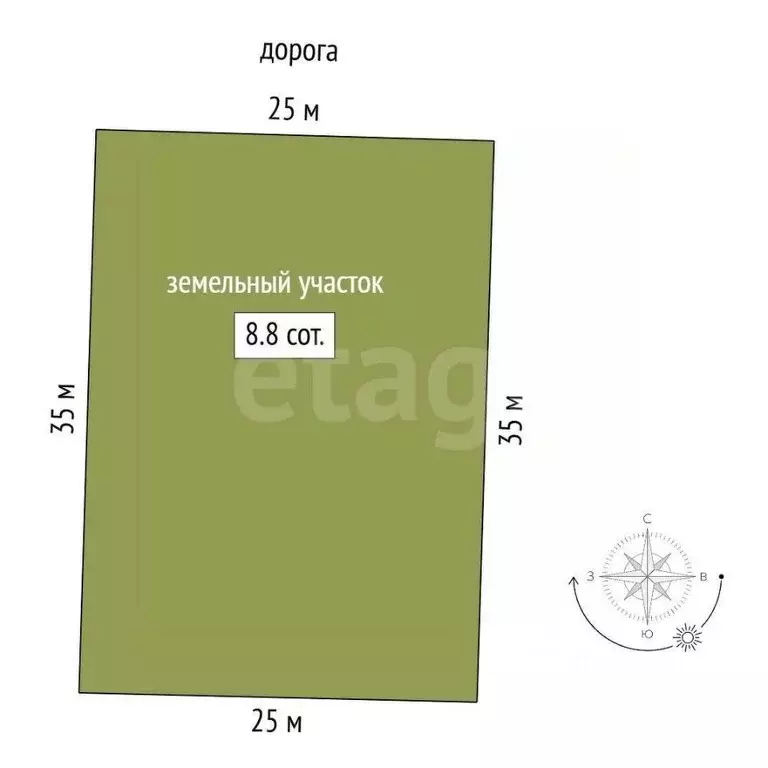 Участок в Тюменская область, Нижнетавдинский муниципальный округ, 7 ... - Фото 1
