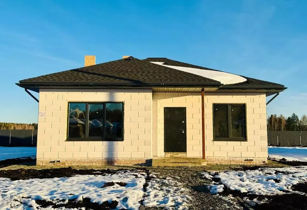 Дом в Омская область, Омский район, с. Пушкино ул. Ленского (70 м) - Фото 2